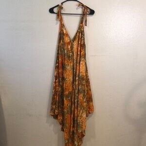 OK Mike floral maxi dress